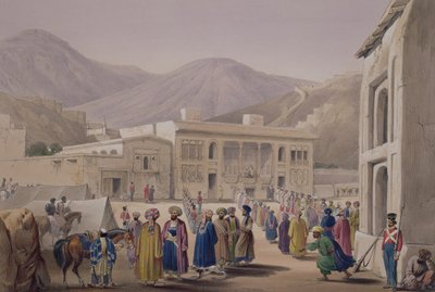 Die Durbar-Khaneh von Shah Shoojah-Ool-Moolk, in Kabul, aus 